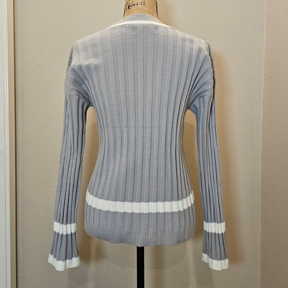 Luvamia Women's Long Sleeve Ribbed Sweater Size Small - Picture 2 of 6